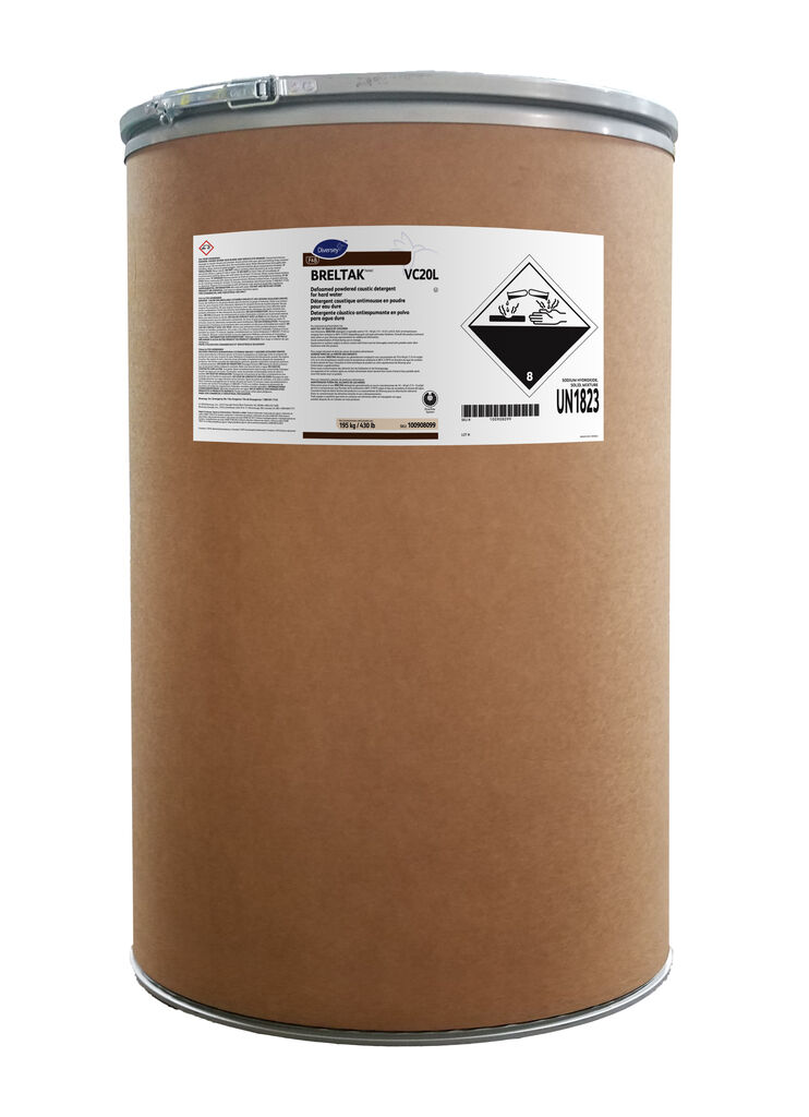 Breltak VF20L, 430lb - General Purpose Detergent, Soft Metal Safe